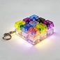 Cat Claw/Gyro Button Decompression Toy Mechanical Keyboard Shaft Tester Luminous Keyboard Keychain for Pressure Release