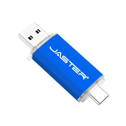 TYPE-C USB Flash Drive 128GB OTG Pen Drive 64GB Creative Business Gifts Memory Stick 32GB Golden Pink Pendrive Blue Red U Disk
