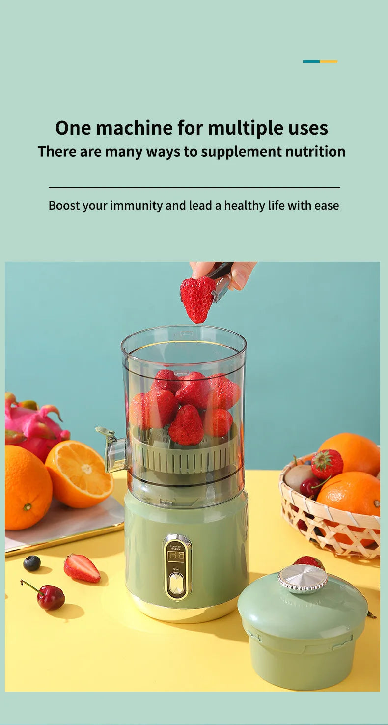 Portable Multifunctional Electric Orange Juice Maker Slag Juice Separation Small Home Appliance New Juicer Machine for Fresh Squ