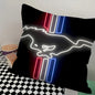1pc Car Fashion F-Ford M-MustangS Logo  Pillow Bedroom Sofa Leisure Comfort Cushion Car Living Room Home Decoration