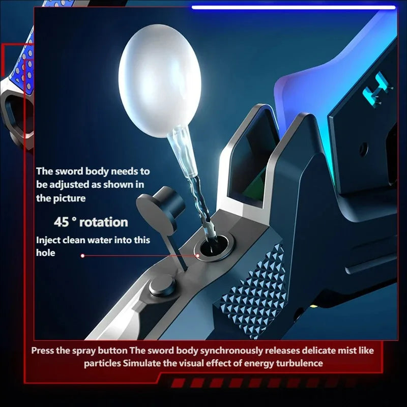 2026 New Sword LED Axe 2 IN 1 Swords Cosplay Role-Play Light Stick Kids Gifts Cool Toy Streamer Bright Toys for Adult Party Game