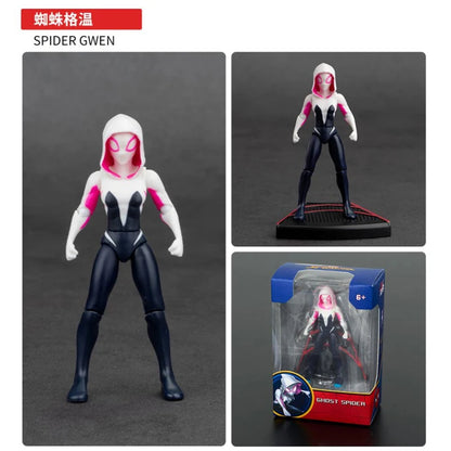 ZD Toy Spider-man BASE AGGREGATION GAMEPLAY ELECTRO GREEN GOBLIN Miles Morales Collection Infinity Saga Figure Toy