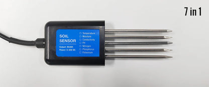 Measure Soil Moisture Temperature Humidity EC PH  NPK 4-20mA 0-5V RS485 Modbus Soil Sensor
