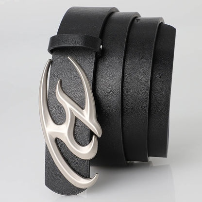 New Stylish Irregular Alloy Buckle Waist Belt, Casual Retro Punk Y2k Belt ，For Men Women Trendy Accessory Belts ，For Ideal Gifts