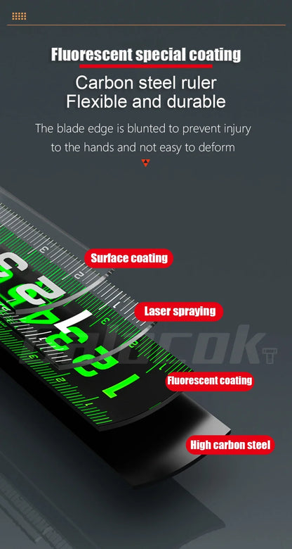 3/7.5/10/5M Meters Tape Measure Toughbuilt Measuring Tape Construction Tape Measure Site Measuring Construction tools Instrument