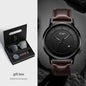 TOMI New 2PCS Casual Fashion Men Watch Gift Box Set Luxury Round Large Dial Calendar Men Quartz Watch Glasses Gift Box