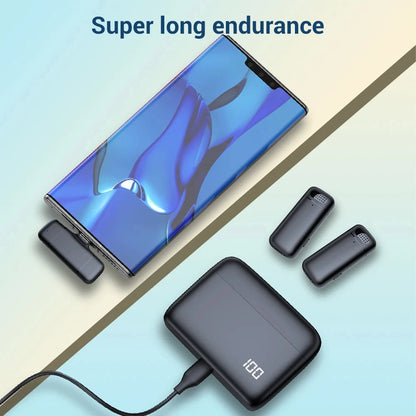 Portable Bluetooth Microphone K6 Wireless Lapel Microphone Speaker DJ MIC Gamer Gaming Phone Interview Youtube Live Streaming