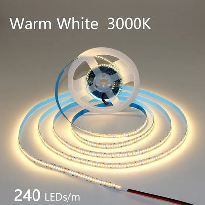 12V 24V LED Strip 2835 120LEDs/m Home Lamp Strip Pink Red Ice Blue Green Golden Yellow Orange Flexible Waterproof Soft Lamp Bar