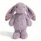 23cm Adorable Floral Bunny Plush Toy Huggable Soft Stuffed Rabbit Doll with Floral Ears Birthday Gift for Girl Plush Collectors