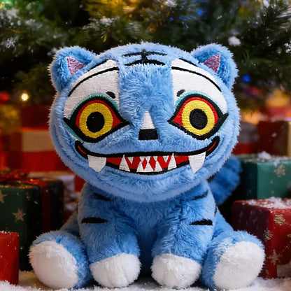 Tiger Plush Doll Toys Xmas New Doll Toy Kpop Tiger Plush Witch Hunt Game Party Small Gifts Birthday Gifts for Children Kids Room