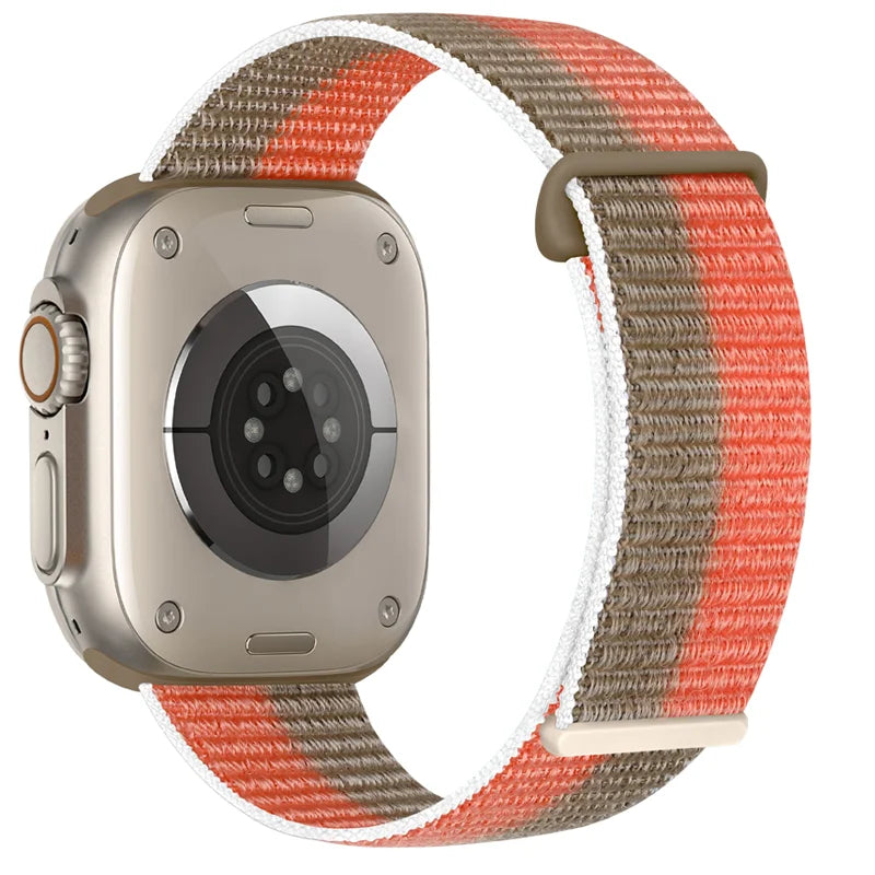 Nylon Loop Strap for Apple Watch Band 46mm 40mm 44mm 45mm 42mm 41mm 38mm Smart Belt Bracelet for IWatch Ultra 49mm 8/7/6/SE/5/4