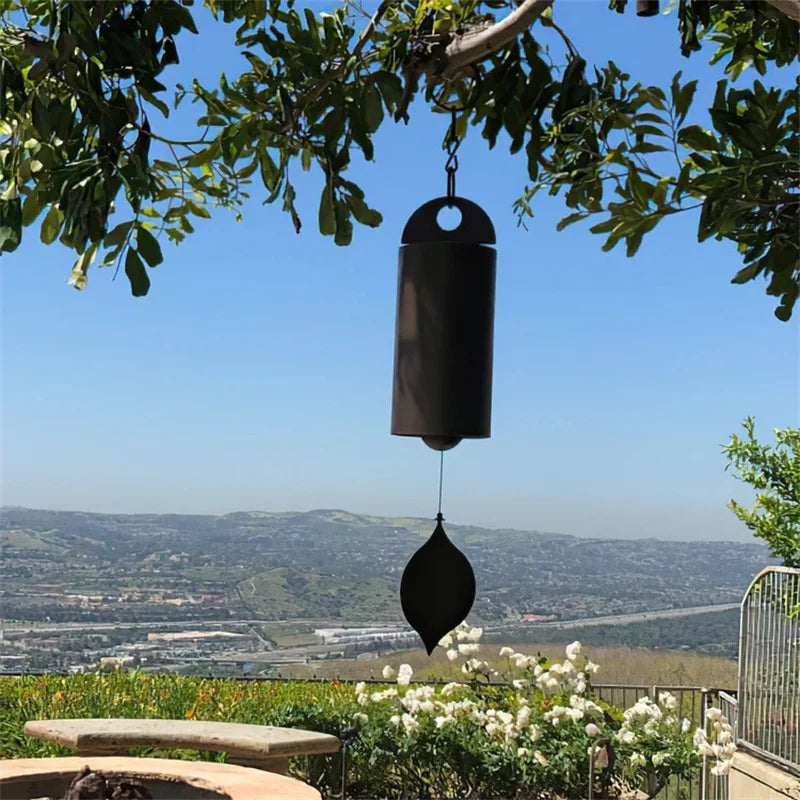 1pc Retro Metal Windbell Wind Chimes Deep Resonance Serenity Bell For Outdoor Home Garden Courtyard Decoration Home Decor