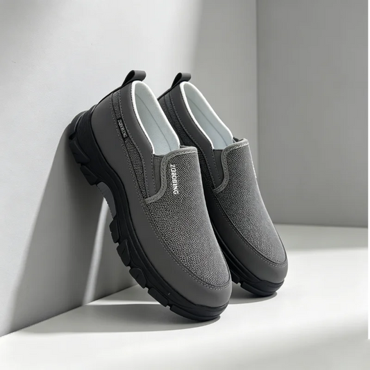2026 New Men's Loafers Spring Large Size 39-48 Round-Toe Men's Moccasins Slip-On Mature Men's Shoes Simple Lightweight Casual Shoes