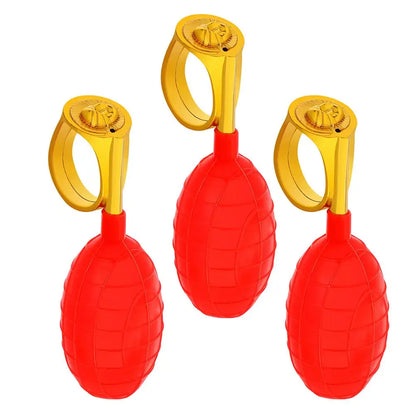 3pcs Water Rings Prank Toys Water Spray Toys Plastic Fun Party April Fools Games Design Tricks