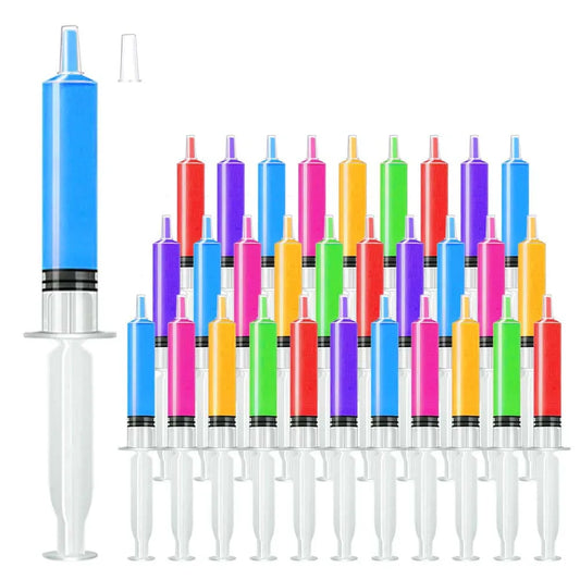 10ml Jello Shot Syringes Party Liquid Syringe BPA-Free Shooters for Halloween,Christmas,Bachelorette Parties,Nurses,Graduation