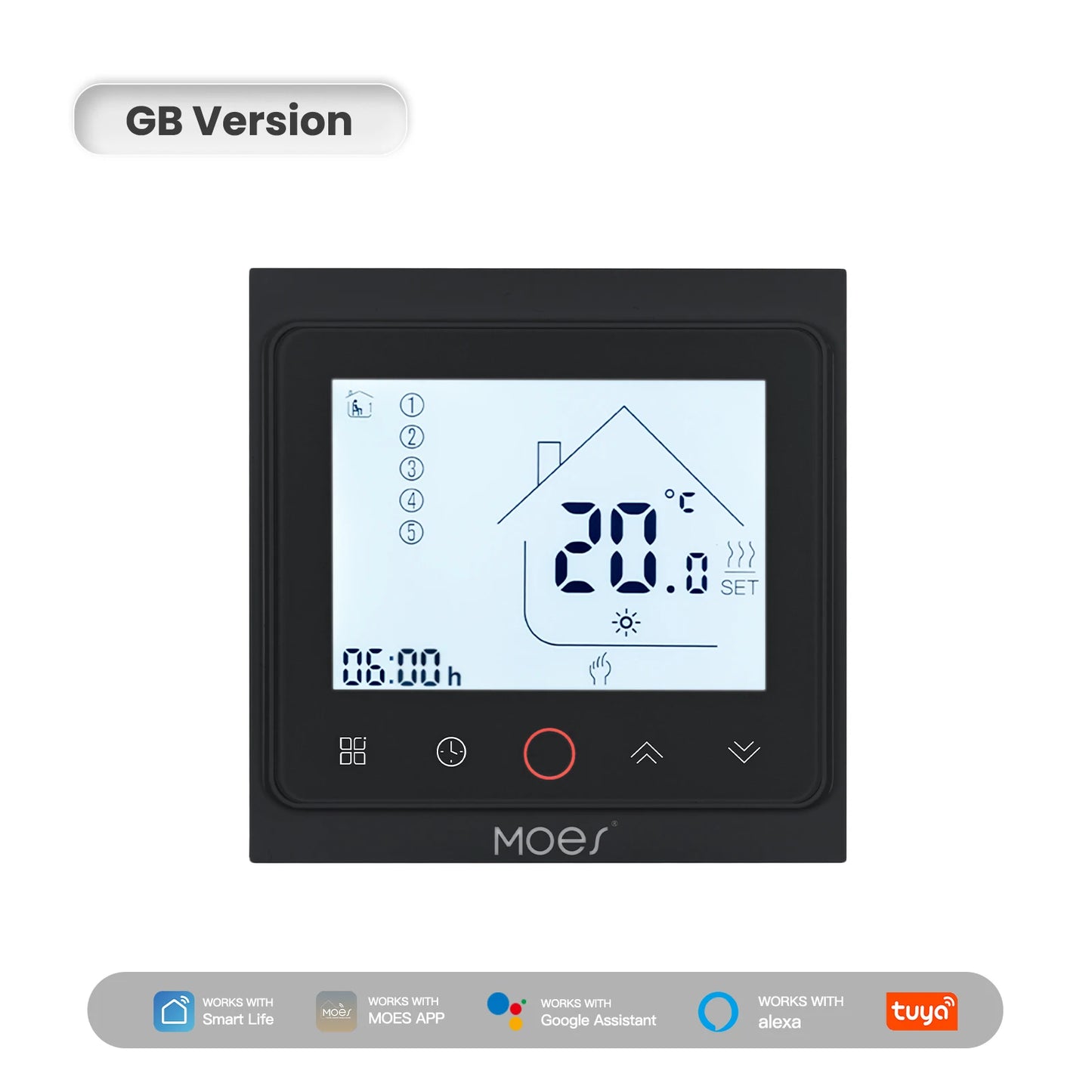 MOES Tuya WiFi ZigBee Smart Thermostat Room Temperature Controller for Water Electric Floor Heating Gas Boiler Alexa Google Home