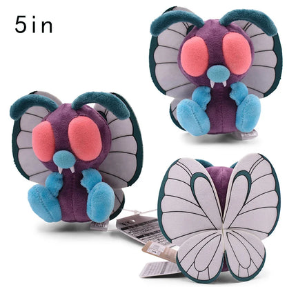 Pokemon Fit Pulsh Toys Gengar Caterpie Butterfree Litwick Lucario Mewtwo Gallade Haxorus Mew Furret Cute Stuffed Peluche Doll