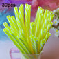 30-Pack of Two-Tone Twisted Straws, Reusable—A Must-Have for Parties, Bars, and Birthday Celebrations