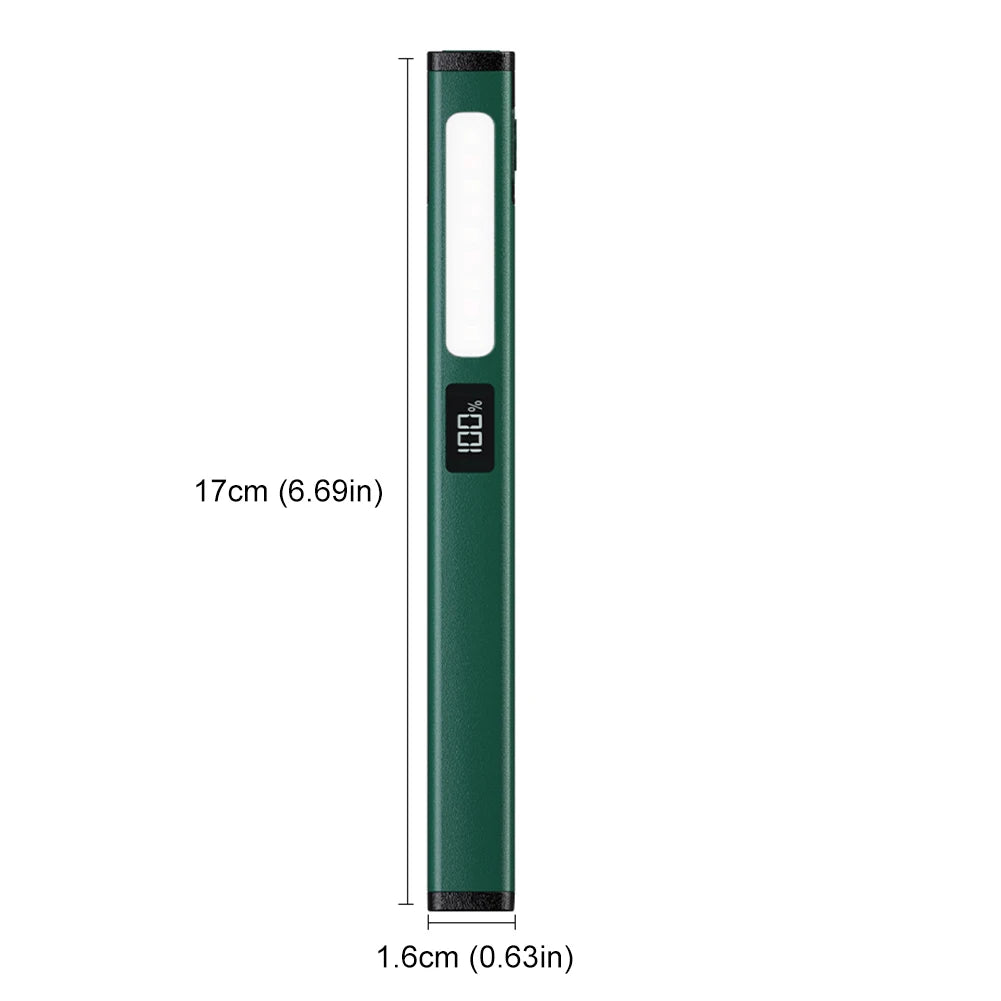Waterproof Mini Nursing Flashlight LED+SMD Medical Handy Pen Light USB Charging Pocket Penlight Torch 400mAh for Nursing Student