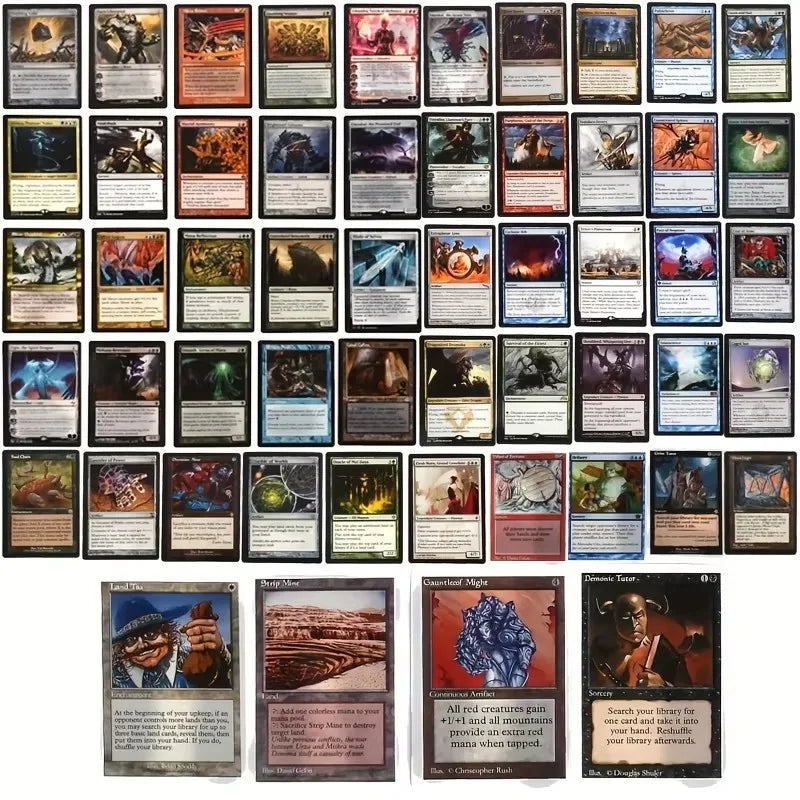 216 Pcs Black Core Cards P9 Dual Land Fetch Land Shock Lands  Proxy Cards