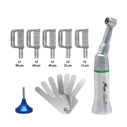 Dental 1∶1 Contra Angle Handpiece Orthodontic IPR System Interproximal Enamel Reduction Reciprocating Stripping Kit with Stri