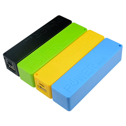 Black/Blue/Green/Yellow USB power bank Case DIY 18650 battery Box For 1 x 18650 Lithium Battery Protable