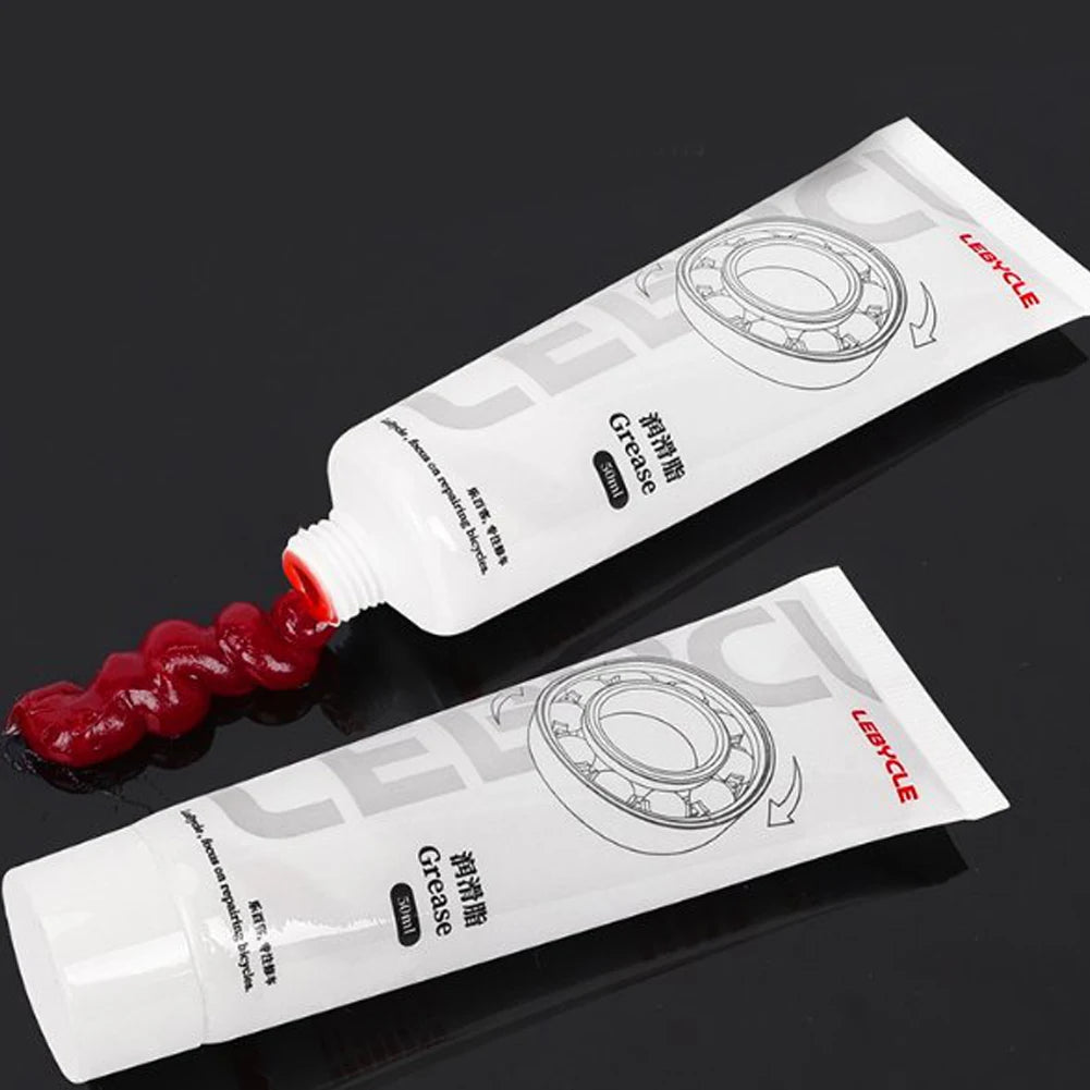 1-10 sztuk smaru rowerowego do łożysk 50ml Olej do łańcucha z narzędziem do smarowania Szybki smar do łańcucha rowerowego Mokry smar do łańcucha w celu zmniejszenia tarcia