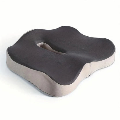 Breathable Memory Foam Cushion: Office/Student/Car, Spine Relief, Worry-Free Sitting, Skin-Friendly & Easy Clean