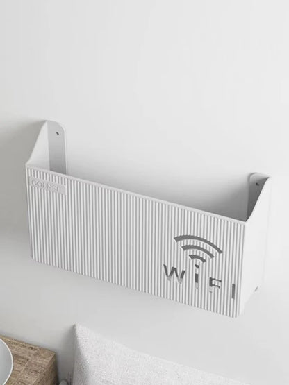 Home Router Storage Box, Wireless WIFI, TV Set-Top Box Wall Mounted Storage Rack, For Living Room, Bedroom Sorting Storage