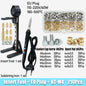 Heat Set Insert Nut Press Tool Brass Soldering Iron Tip Thread Injection Embedded Nuts and Stainless Steel Hex Socket Screw Kit