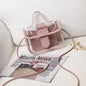 Transparent PVC Ladies' Jelly Bag, Summer Transparent Shoulder Crossbody Bag, Cute Kawaii Handbag