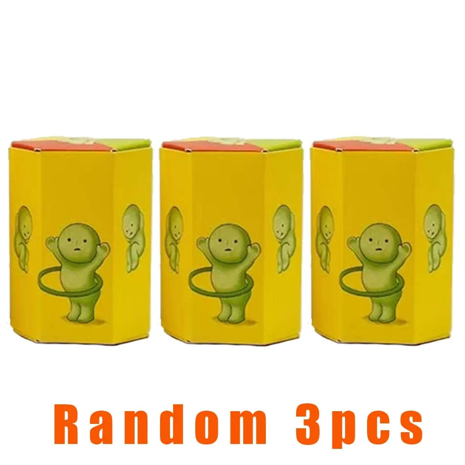 Gift A Multiple Series Noctilucent Green Doll Blind Mystery Box Action Figures Decoration Desktop Model Toy For Surprise