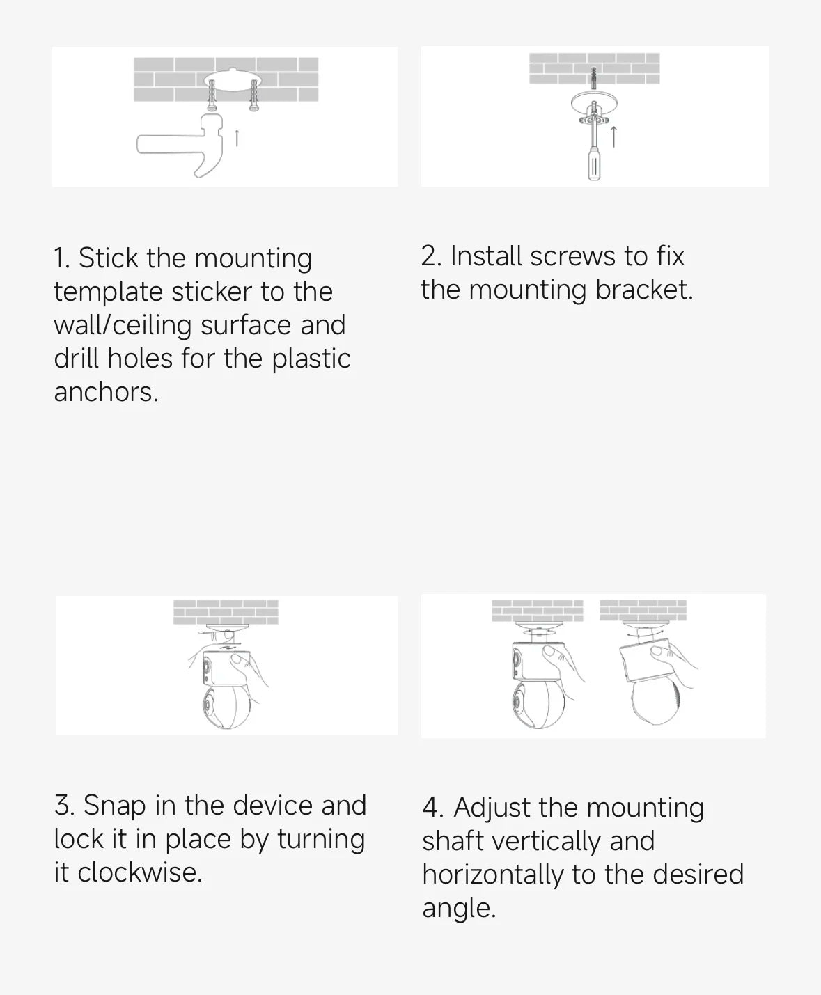2025 Xiaomi Smart Camera C500 Dual Lens Version 4MP Security Camera 360° AI Detection Full Color Night Vision WiFi 6 Mi Home APP