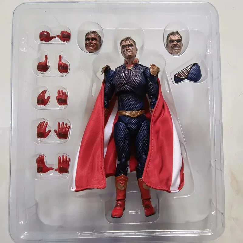 Homelander The Boys No 269 151 Battle Damaged Articulated Action Figure Collectible Model Desktop Ornament Adult Collectors Toy