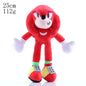 New Super Sonic Cartoon Plush Toy Shadow Amy Knuckle Tail Plush Keychain Toy Hedgehog Anime Soft Padded Doll Kids Fun Fan Gifts