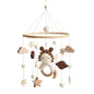 Baby Mobile Crib Bed Bell Musical Rattles Toys Soft Felt Cartoon Animal for Infants Nursery Mobiles Forest Animals Crib Toys