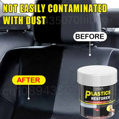 Car Plastic Restorer Back To Black Gloss Auto Interior Leather & Panel Renewal Wax Coating Agent Auto Polish And Repair Coating