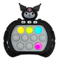New Sanrio Kuromi Quick Push Game Pop Up Fidget Bubble Electronic Pop it Pro Game Lightweight Anti-Stress Toy Adult Gift