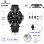 PAGANI DESIGN Men Watches Automatic Watch Mechanical Watch Sapphire Glass Stainless Steel Luminous Date Reloj Hombre Luxury Wris