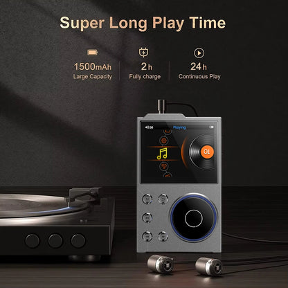 Hi-Fi Digital Audio MP3 Player Lossless DSD High Definition Portable MP3 Music Player Built-in 16GB Walkman Supports 20 Language