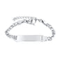 Customized Name & Text Gold Plated Stainless Steel Link Bracelet Fashion Personalized Custom Jewelry Men Women