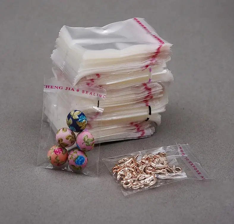 Opp Transparent Seal, Cellophane, Self-adhesive, Plastic, Jewelry, Cellophane, Candy, Cookies, Gift Wrap, Non-porous Bag