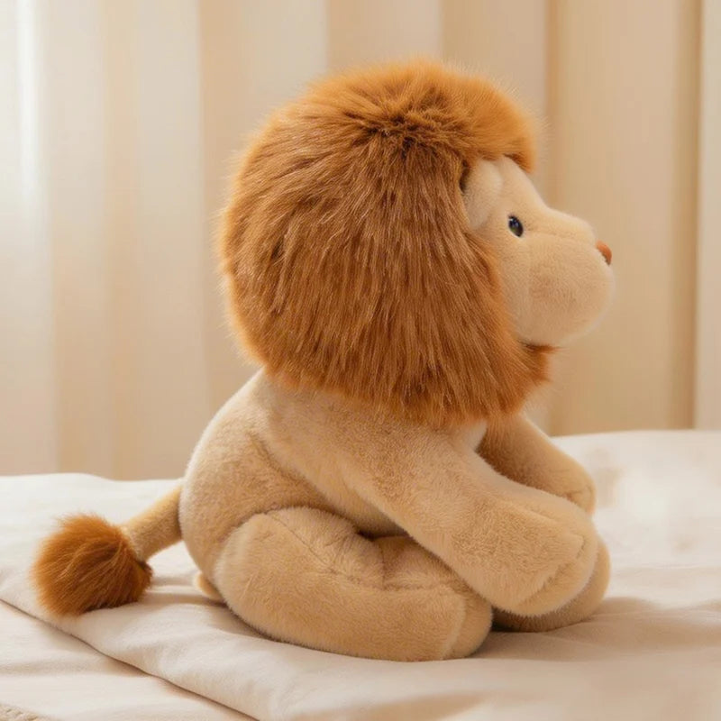 30/40/55cm Soft Kawaii Lion Plush Toys Stuffed Animals Cartoon Cute Lion Dolls Toys for Kids Room Decor Boys Birthday Gifts