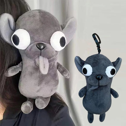 15/25cm Stuffed Animals Chihuahua Plush Toy Keychain Pendant Puppy Pet Chihuahua Dolls Kawaii Realistic Chihuahua Simulation Dog