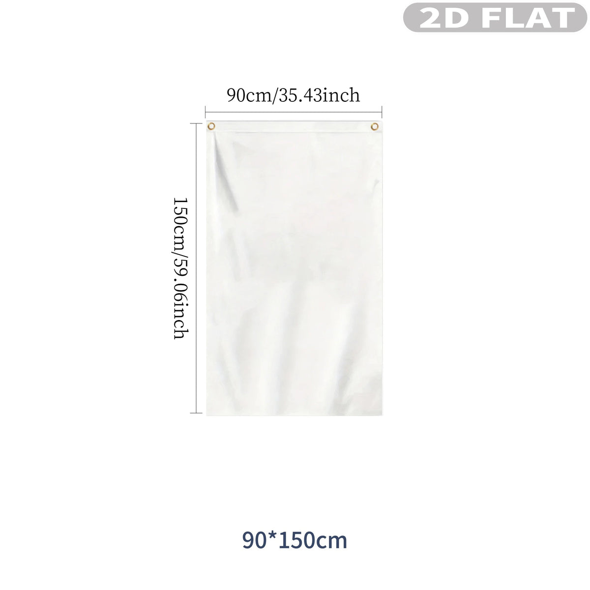 2D FLAT 1pc Custom Vertical Single-Sided Printing Flag, Flag with 2 Grommets, Suitable for Outdoor Garden Yard Outdoor Using
