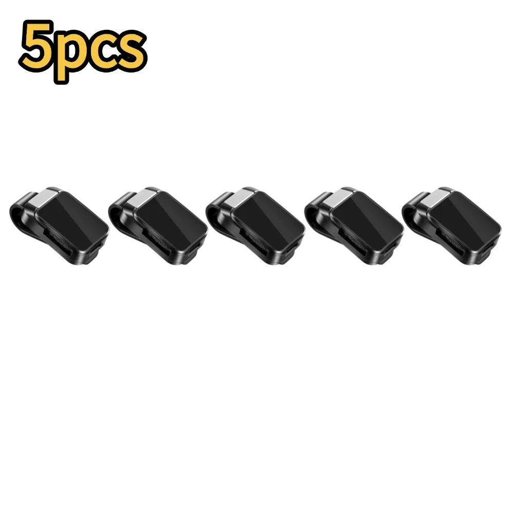 Car Glasses Clip Eye Glasses Storage Holder Compact Storage Auto Interior Accessories Creative Car Sun Visor Storage Clips