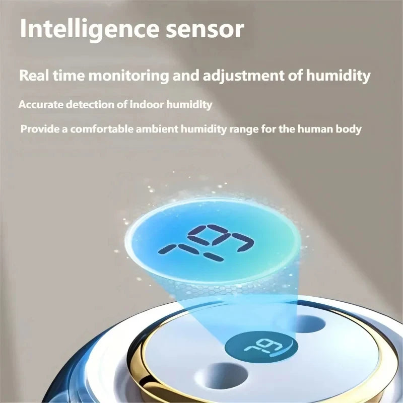 2025 New Quiet Air Humidifier Large Mist Volume Household Humidifier For Bedroom Pregnant Women Baby