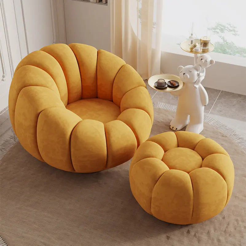 Lazy sofa single double pumpkin sofa reclining sleeping cloud swivel chair bedroom Internet celebrity sofa balcony sedentary
