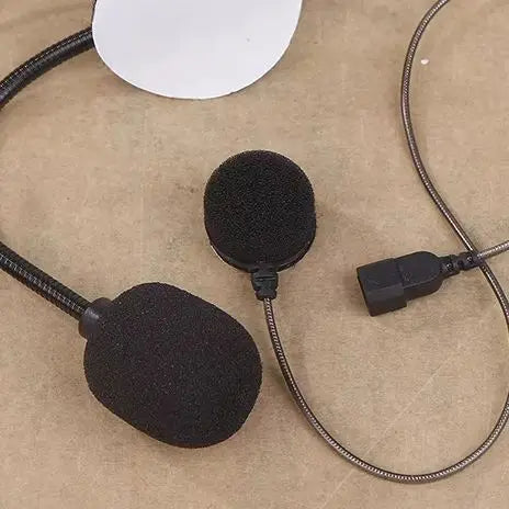 Motorcycle Helmet Bluetooth Intercom Microphone 3.5mm Speaker for Cardo Freecom Spirit Soft Wire Hard Wire Compatible