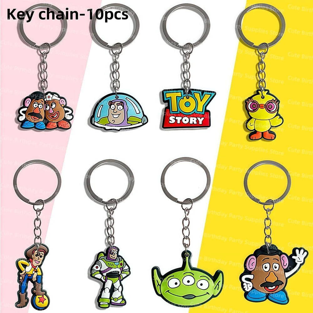 Toy Story Party Decorations Cup Plate Napkin Slap Bracelet Cake Topper Birthday Party Favors Reward Prizes Party Supplies